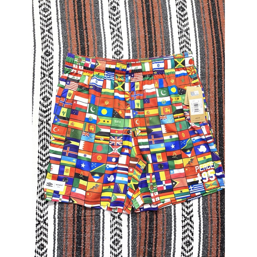 AK + Umbro - World Peace Nylon Shorts - Large